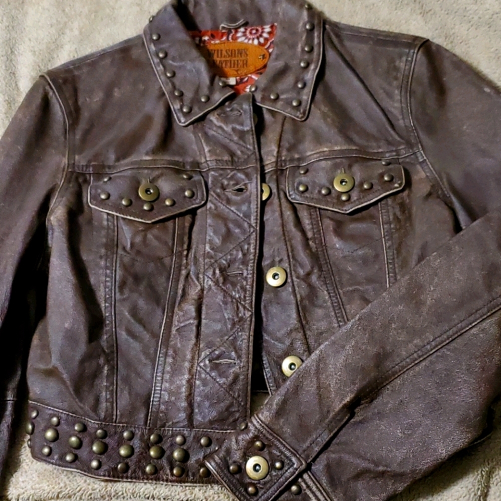 Leather jacket